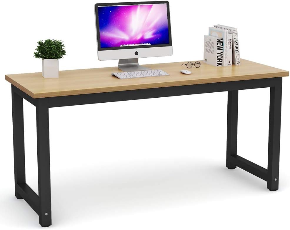 63″ Computer Desk Large Office Desk Computer Table Study Writing Desk for Office