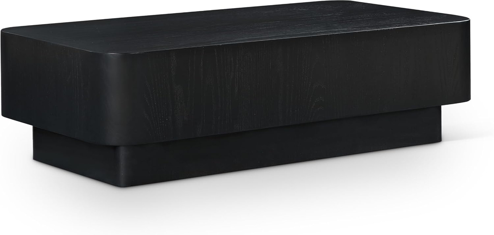 Art Deco Black Coffee Table – Oakmont Collection, 52″ W x 26″ D x 15″ H