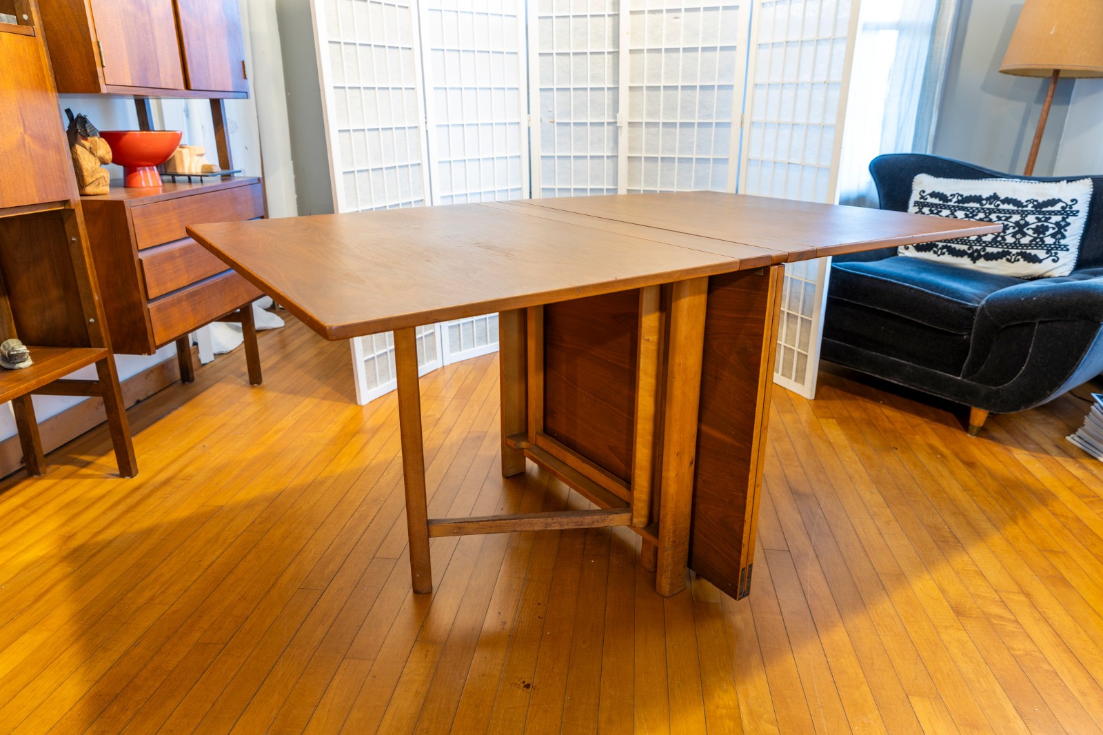 Iconic Signed Original Bruno Mathsson Maria Flap Table