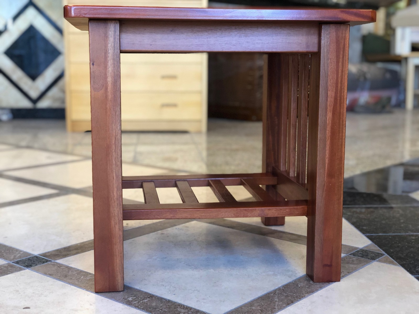 Solid Wood Hardwood End table 20.5″H (3 COLORS AVAILABLE)
