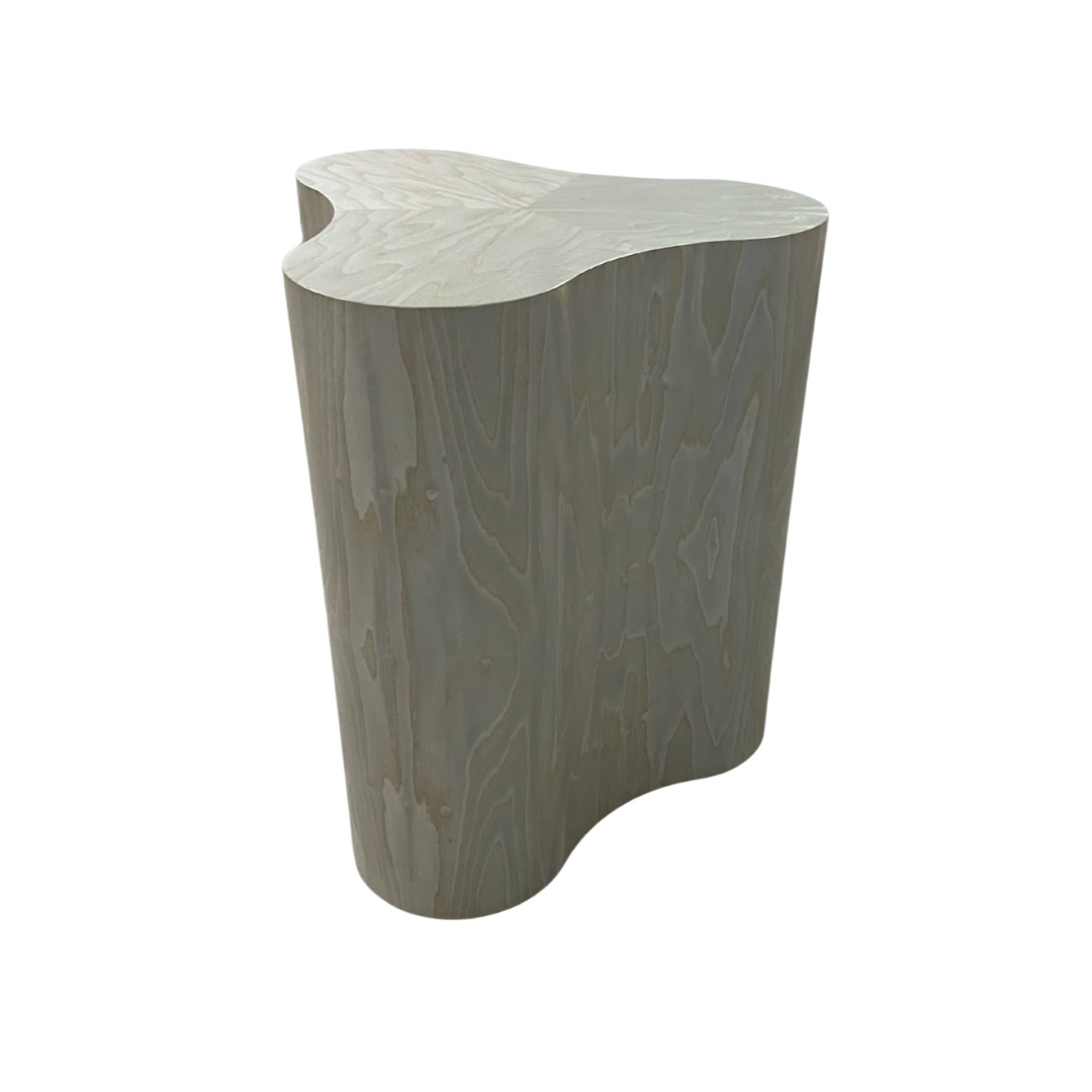 Arteriors Jojo Side Table Contemporary Wood W20in D17in H23in Beige Home Decor