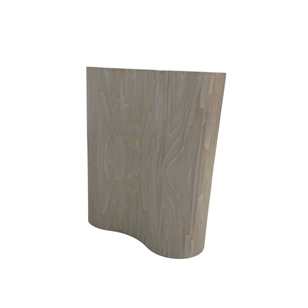 Arteriors Jojo Side Table Contemporary Wood W20in D17in H23in Beige Home Decor