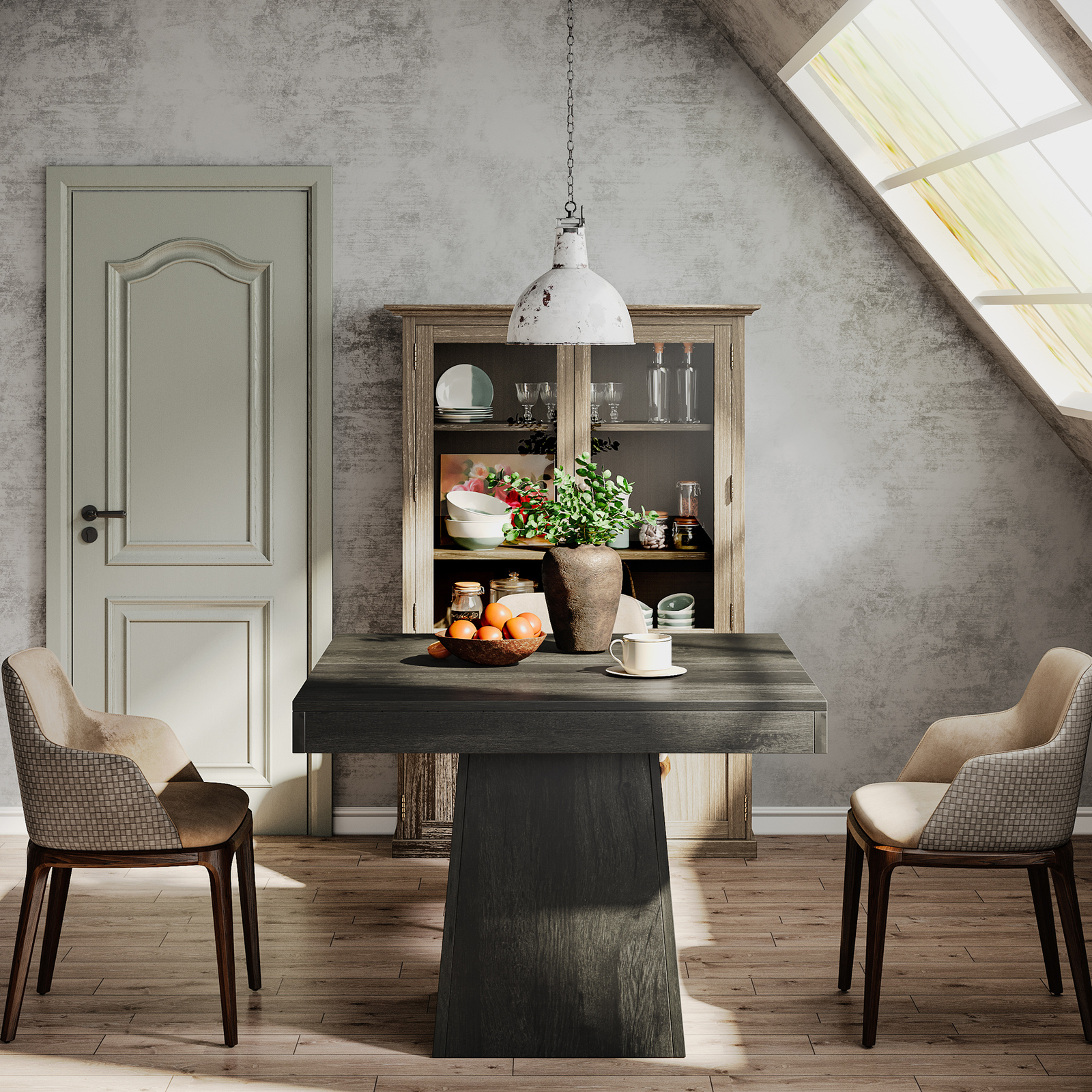 Tribesigns 31.5″ Square Dining Table Small Dinner Kitchen Table for 4 People