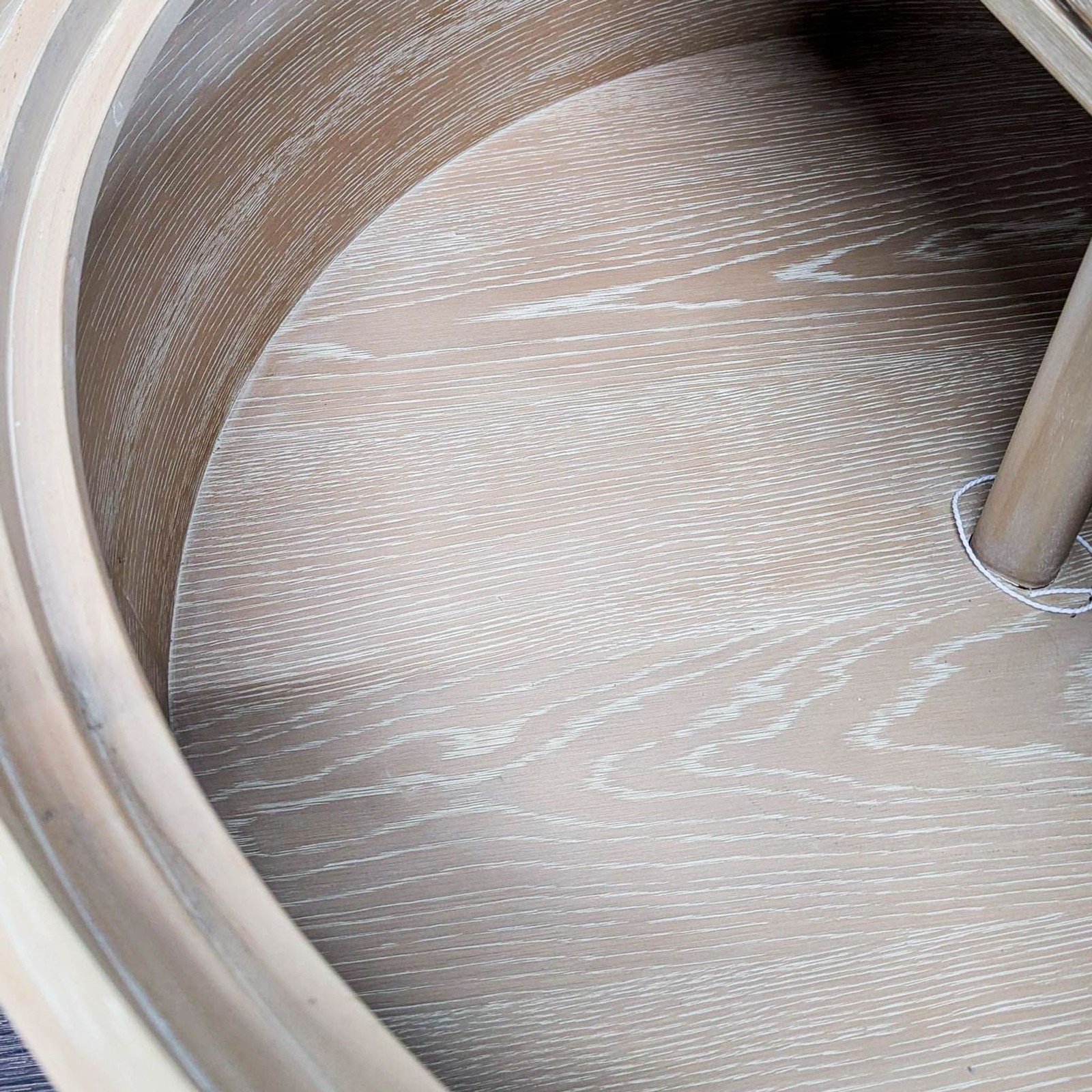 West Elm Volume Round Storage Drum Coffee Table