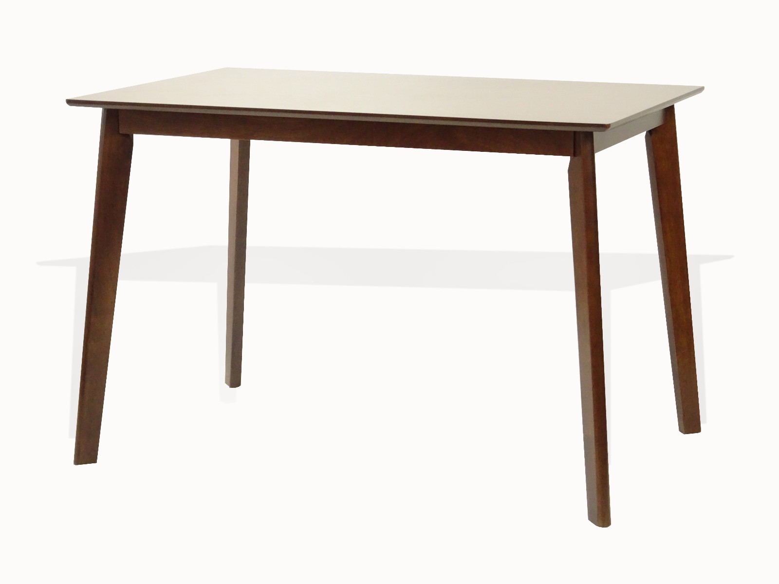 Modern Dining Yumiko Rectangular Table Kitchen Wood Medium Brown