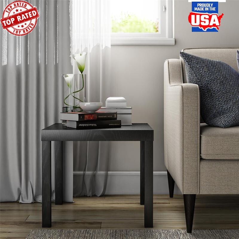 Side ＆ End Tables PVC Construction Minimal Assembly Indoor Use Wood Finish Hot