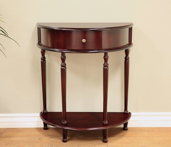 NEW Console Table Sofa Storage Tables Hall Entry Way Foyer Furniture Half Moon