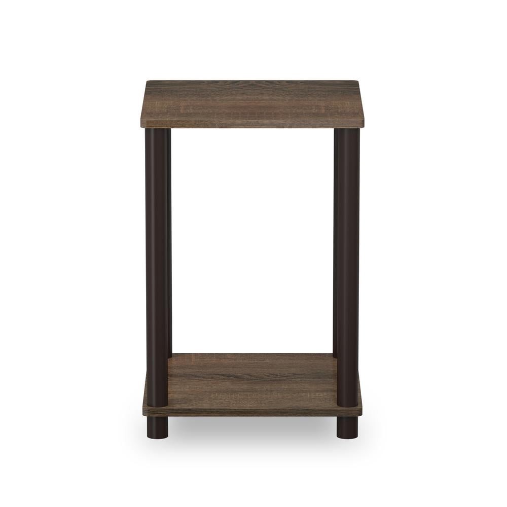 End Table Brown & Walnut W/ Easy Assembly & Versatile Use for Any Room