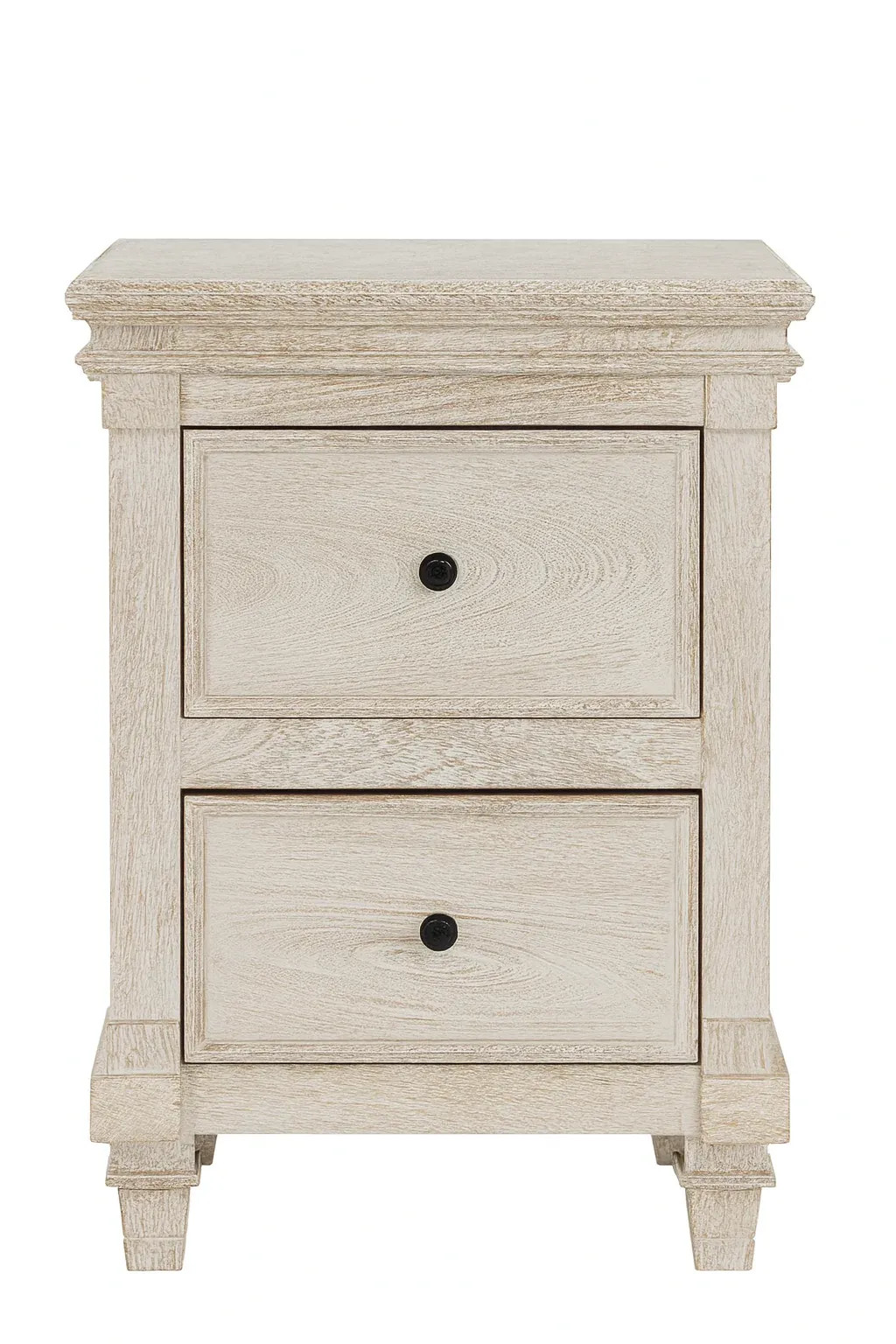 Handmade Wooden Bedside Table Hand Painted Hand Carved Solid Wood Cabinet