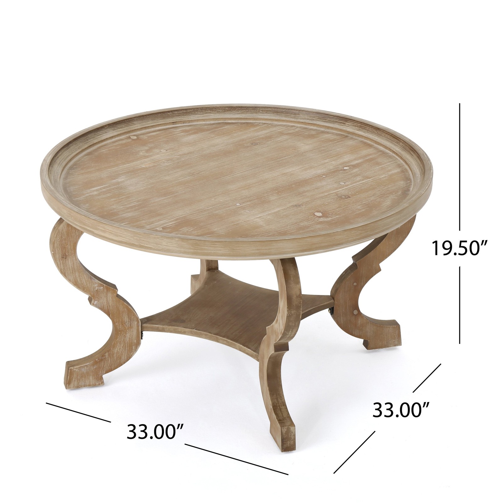 Christopher Knight Home Althea Faux 33 in x 33 x 19.5, Brown/Light Brown