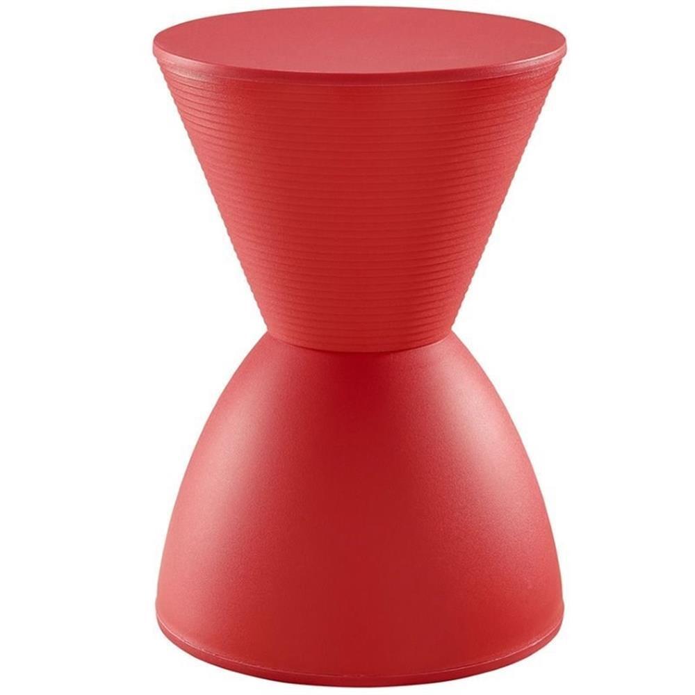 Hawthorne Collections 17″ Storage Stool in Red