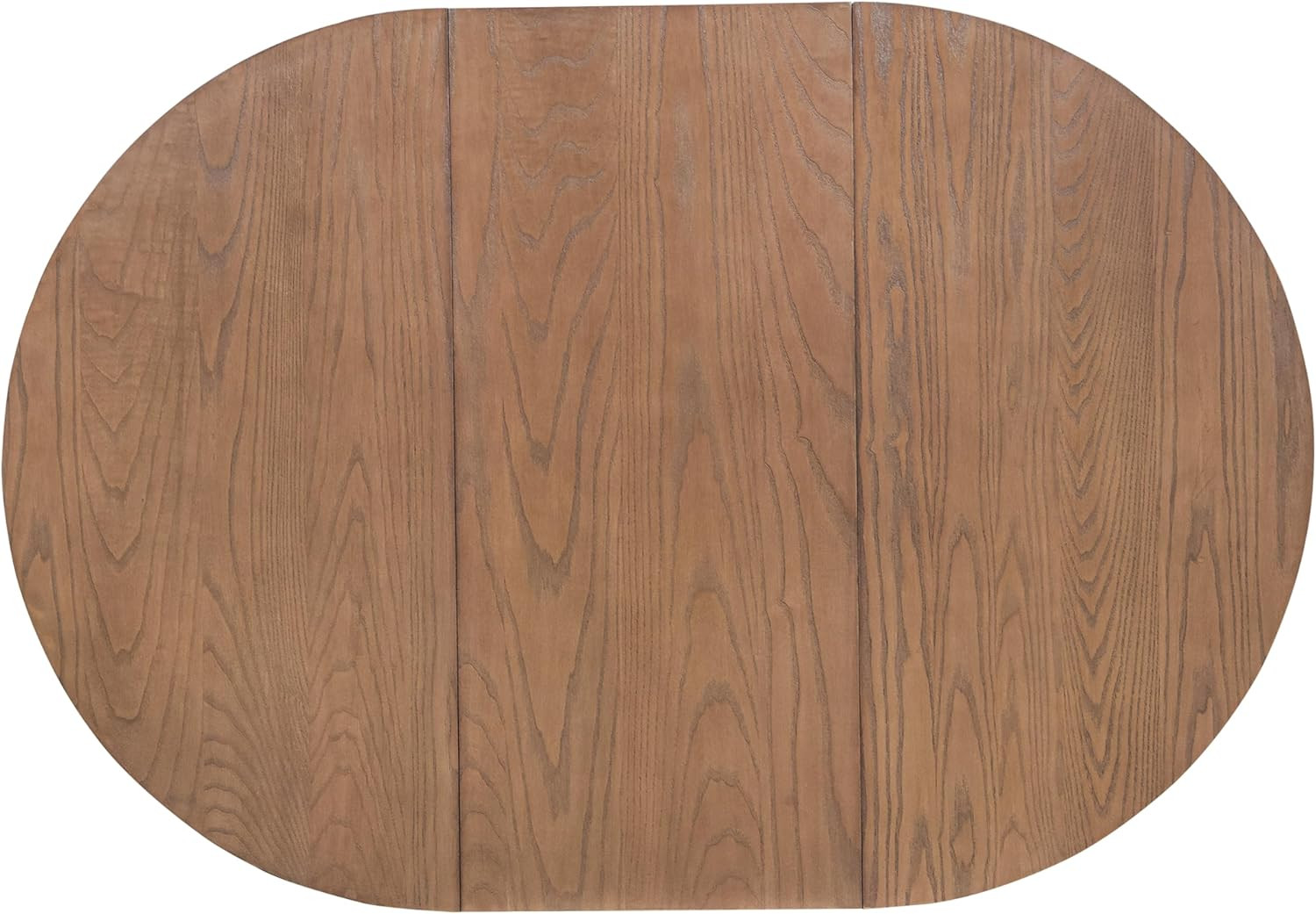 Rustic Expandable Pedestal Dining Table, 39″-57″, Farmhouse Style, Walnut