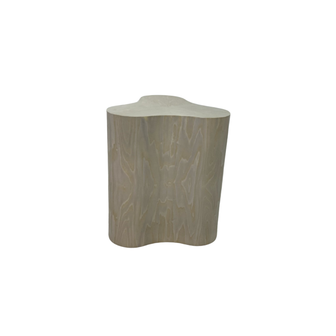 Arteriors Jojo Side Table Contemporary Wood W20in D17in H23in Beige Home Decor