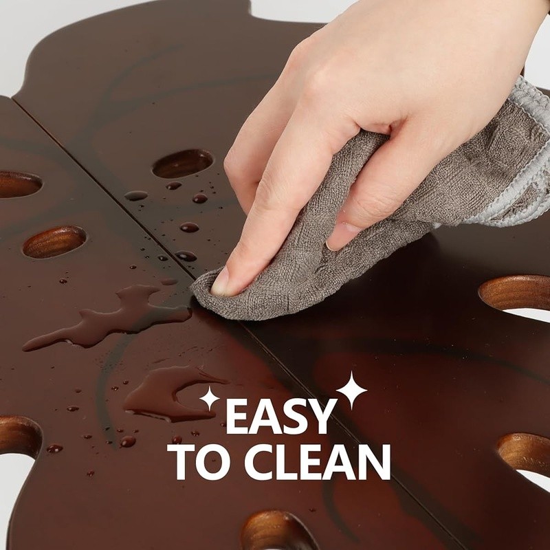 Fun Leaf Design Nesting Coffee Tables Space Saving Lightweight Unique Home Decor