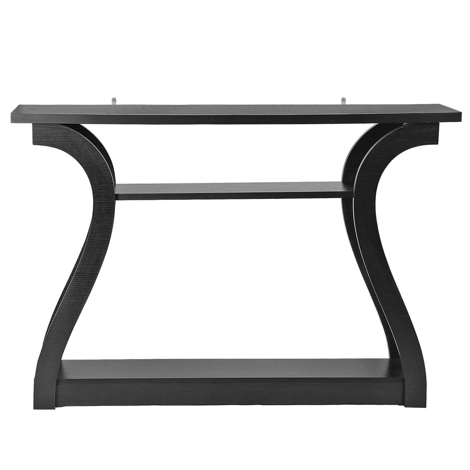 47″ Console Table Black Accent Side Stand Sofa Entryway Hallway Table Desk Wall