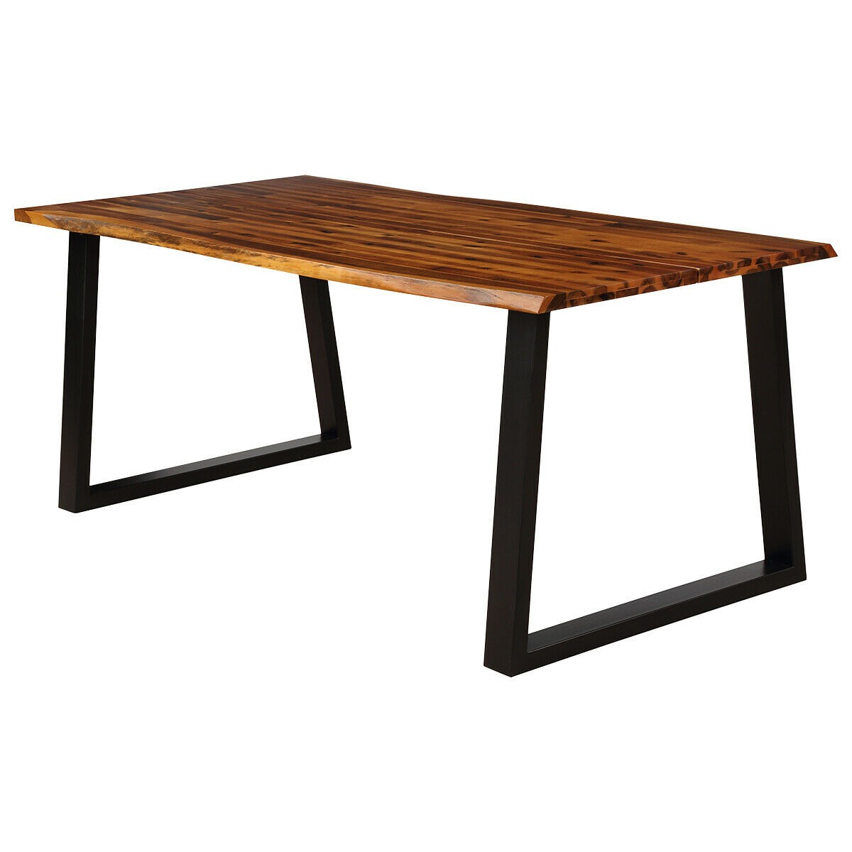 Rectangular Acacia Wood Dining Table Rustic Indoor &Outdoor Furniture