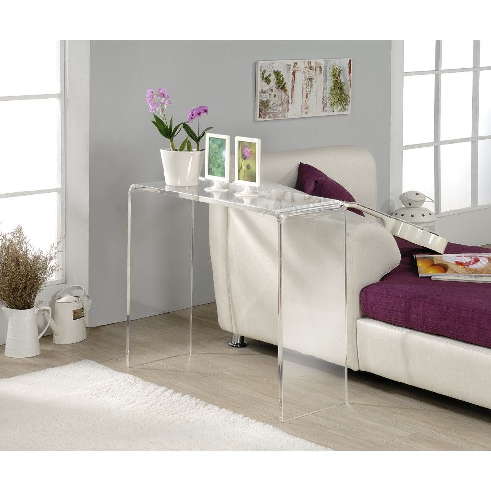 Acrylic Console Table – 15in Depth