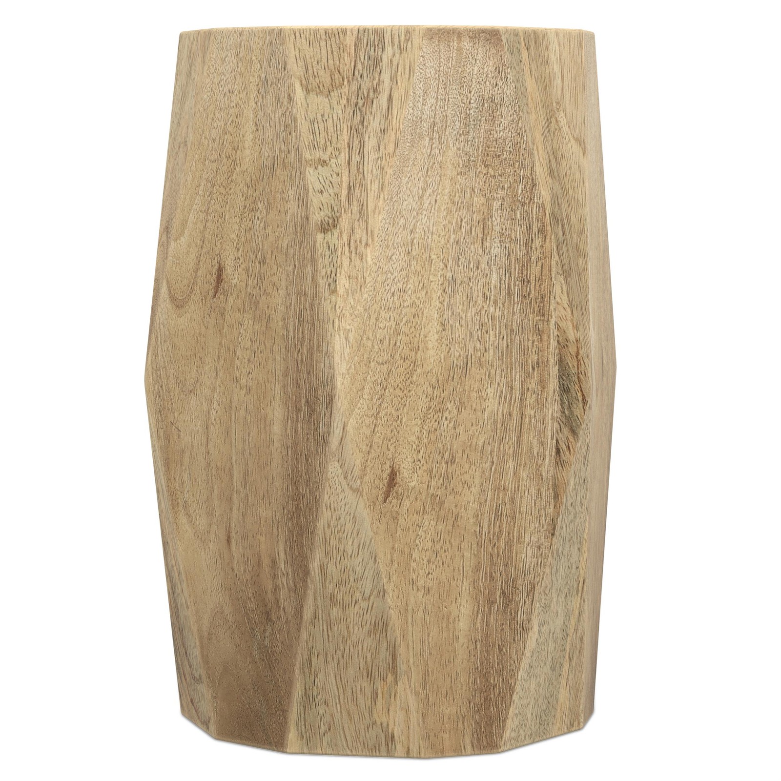 Judson 15 inch Wide Solid Mango Contemporary End Table in Natural & Assembled