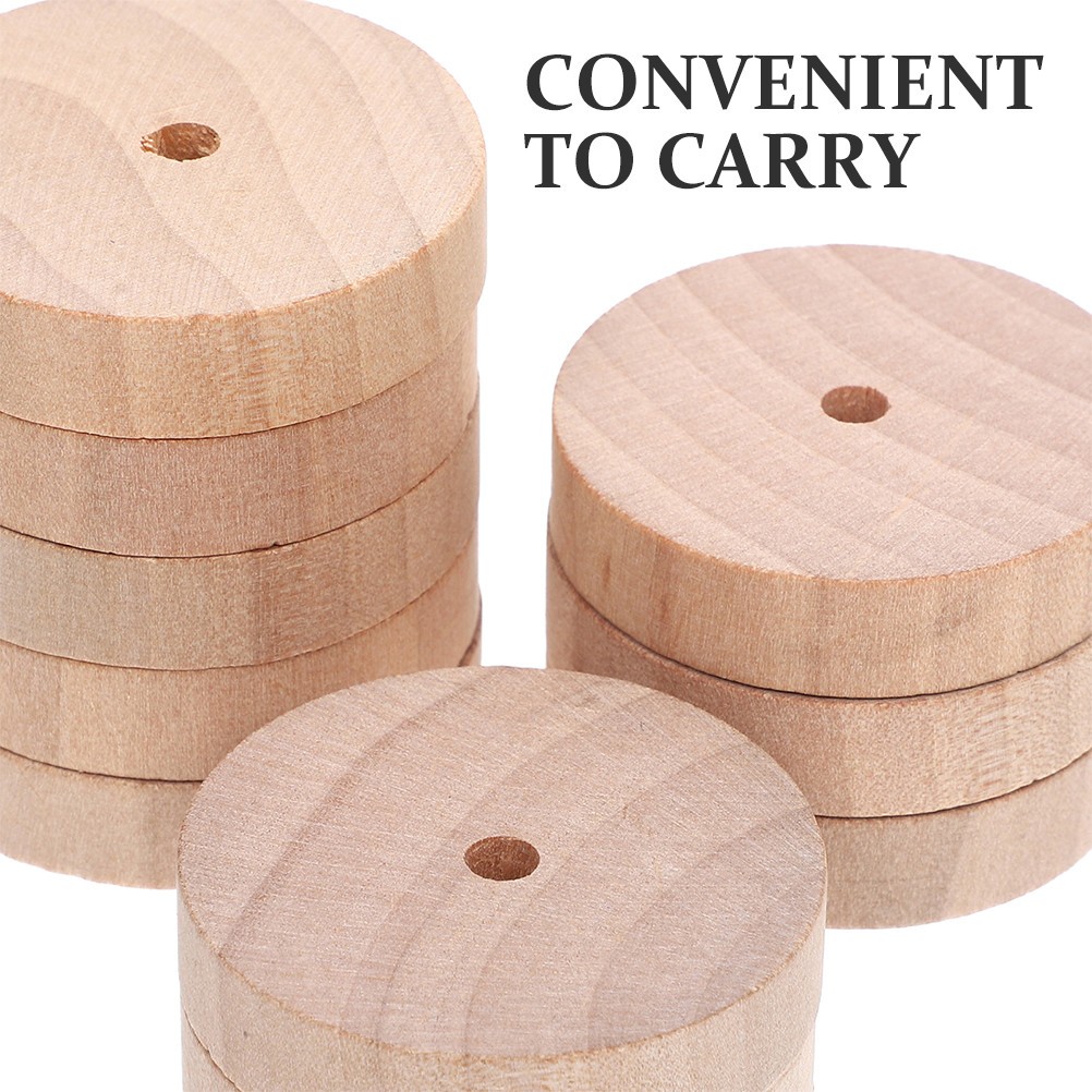 15Pcs Wood Crafts Wheels Synthetic Material for Kids Toy Accessories