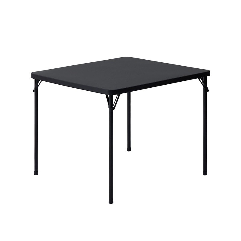 Folding Resin Plastic Card Table Indoor Outdoor Square Table Seats 4 Heavy Duty