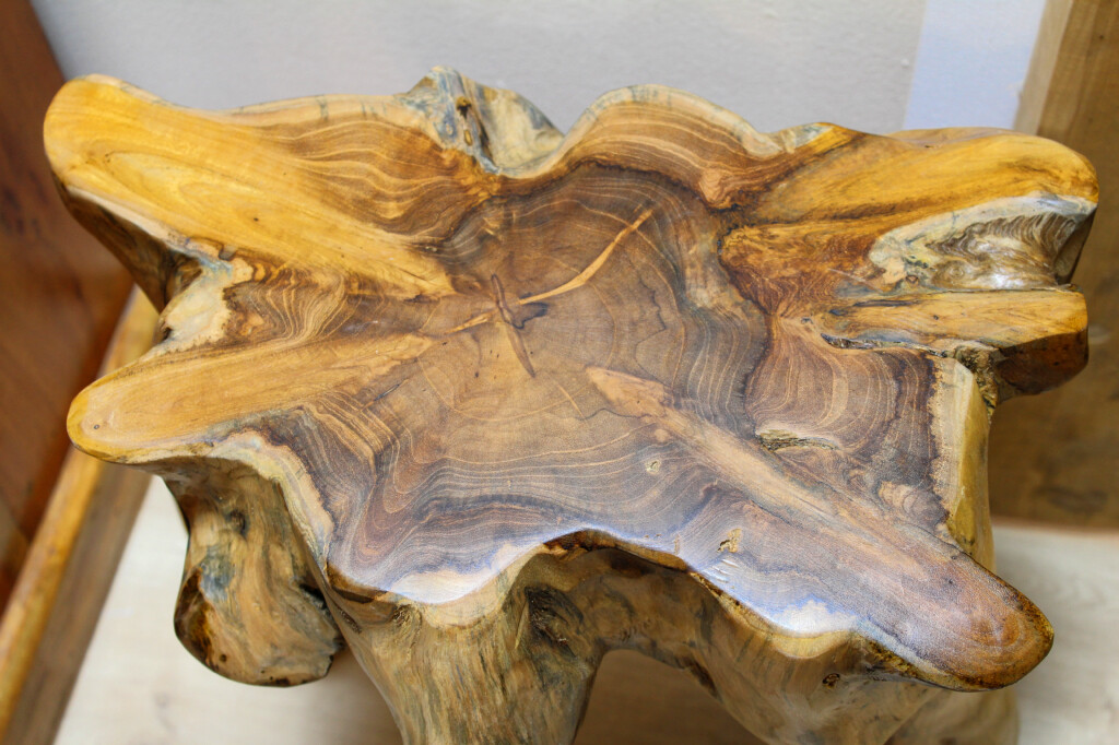Side Table Wood Root Wood Teak Wood Root Table Flower Stool Solid Natural