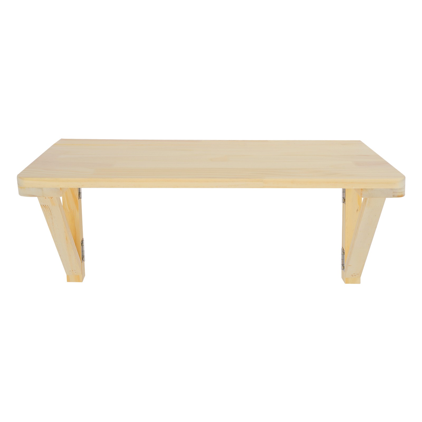 31.49*23.62*11.81in Wood Color Pine Wood Rustic Wall Mounted Folding Table