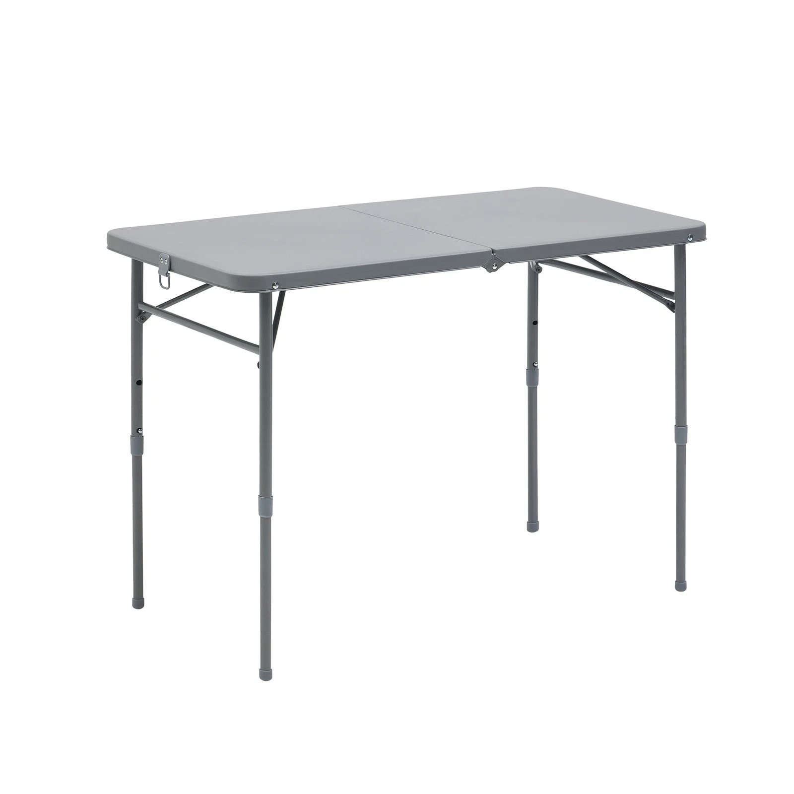 Mainstays 40″ Adjustable Height Centerfold Folding Table, Gray
