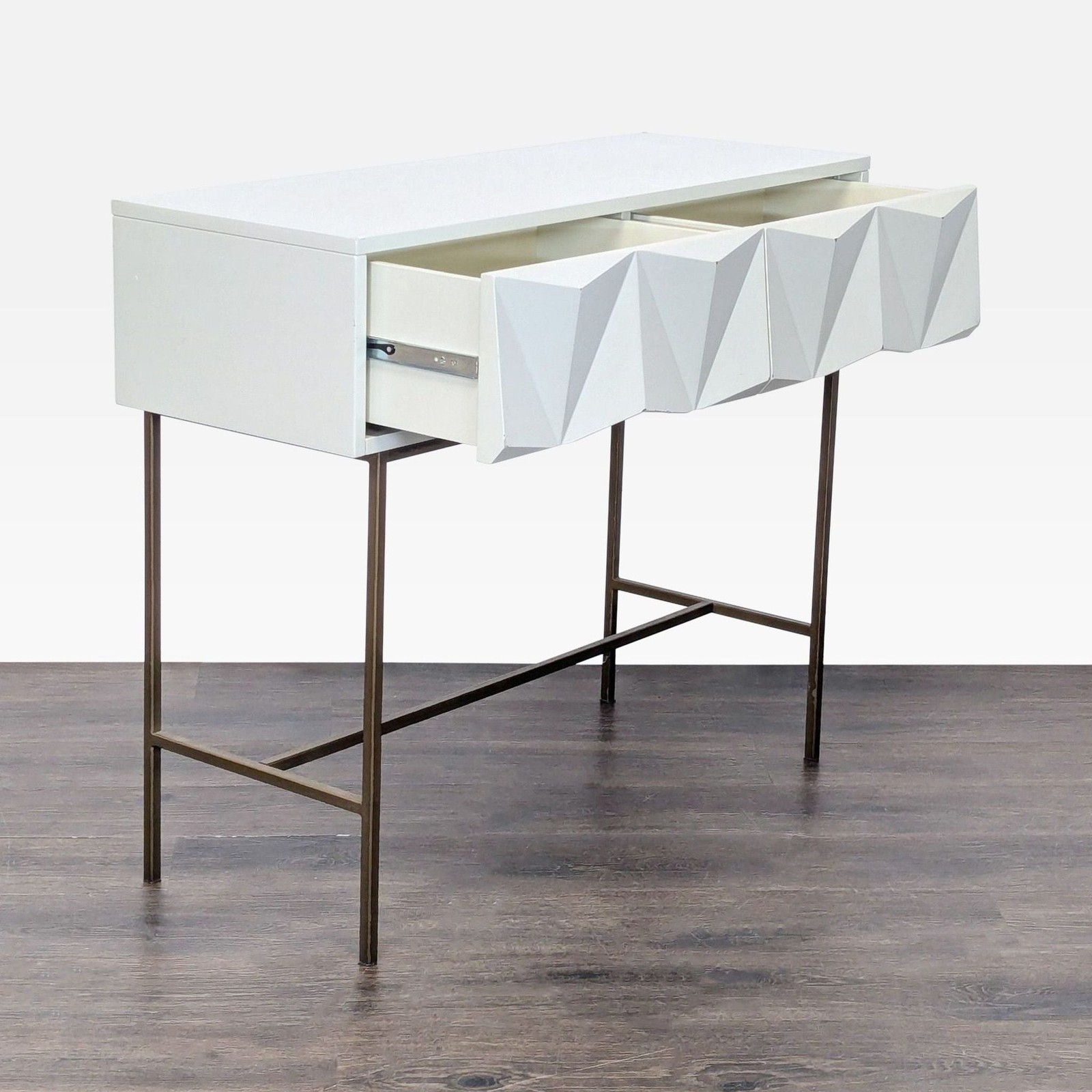 West Elm Sculpted Geo Console