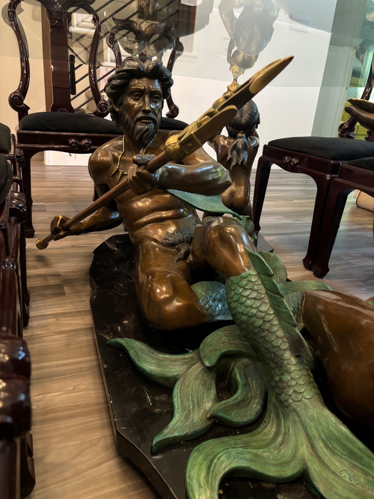 artwork by Mexican sculptor Carlos Espino called Atlantis