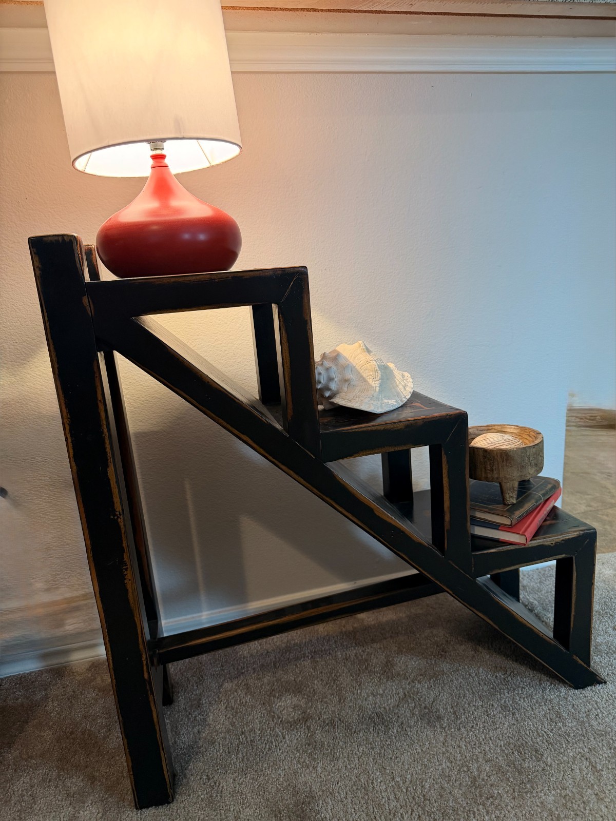 Uttermost Asher Black Accent Table Home Decor Planter Organizer Display
