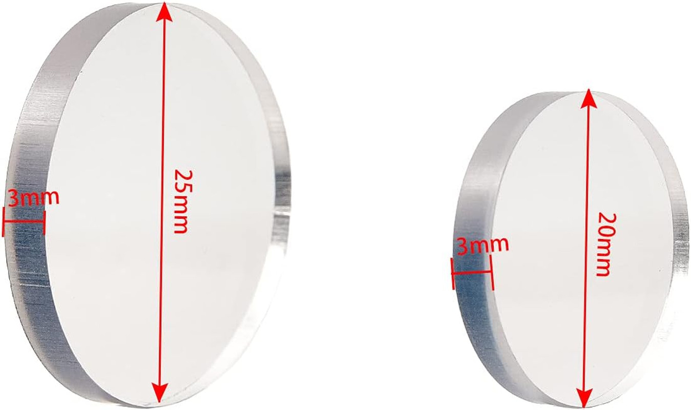 40Pcs 3Mm Thickness Clear Glass Table Top Bumper Non-Adhesive, Glass Table Top S