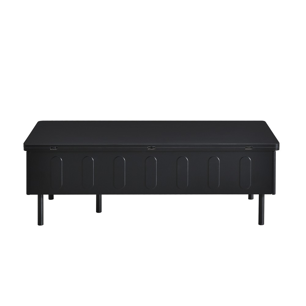 Coffee Table with Drawers, Foldable, Featuring Hidden Storage Compartments