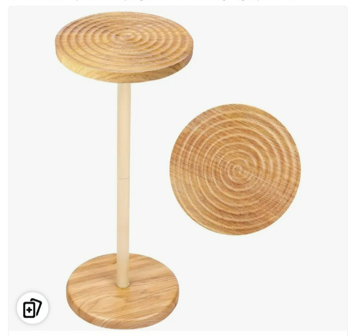 Pedestal side table/plant stands, round 11in
