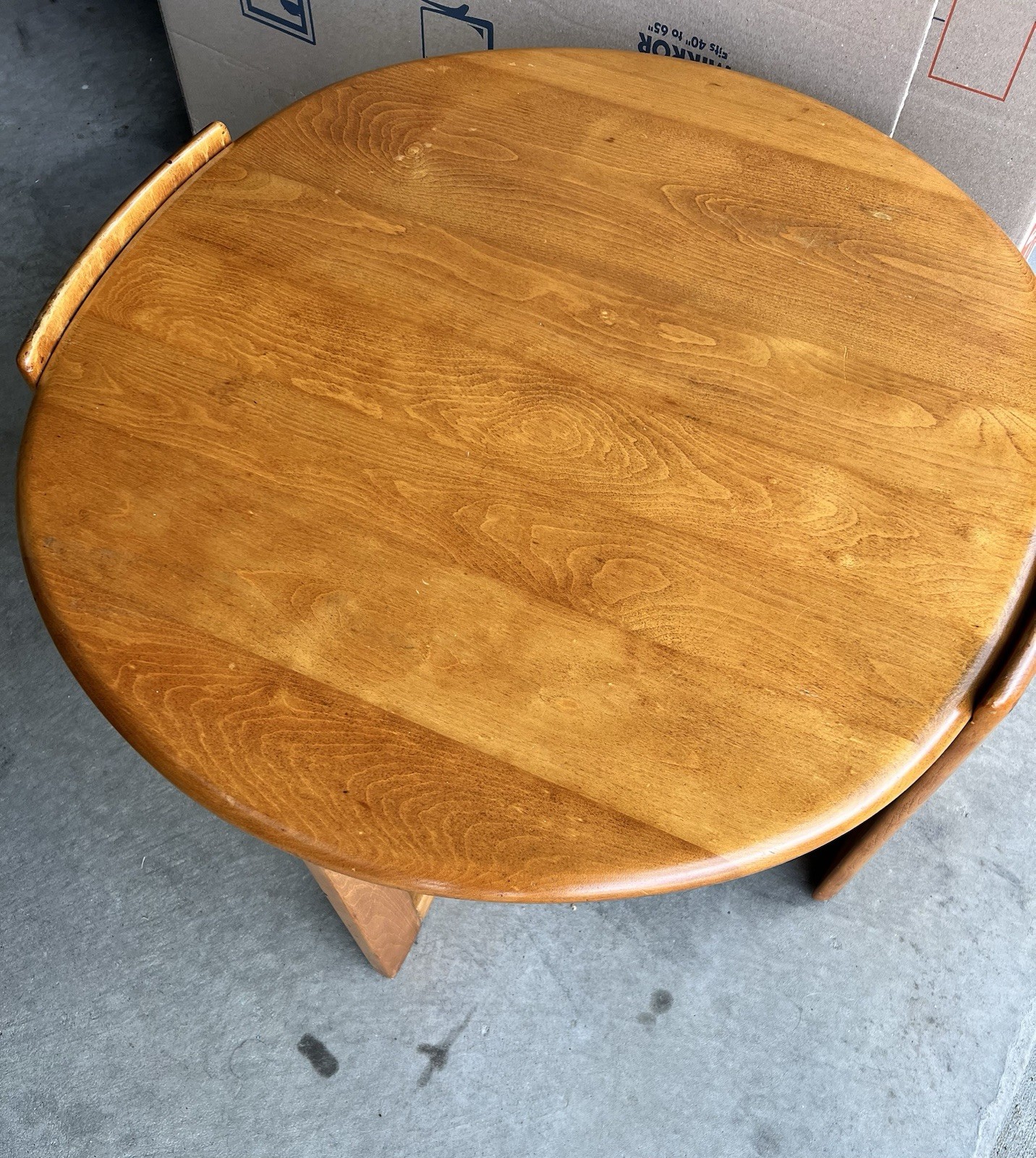 Extremely Rare! Haywood Wakefield streamline deco,mcm coffee/cocktail table