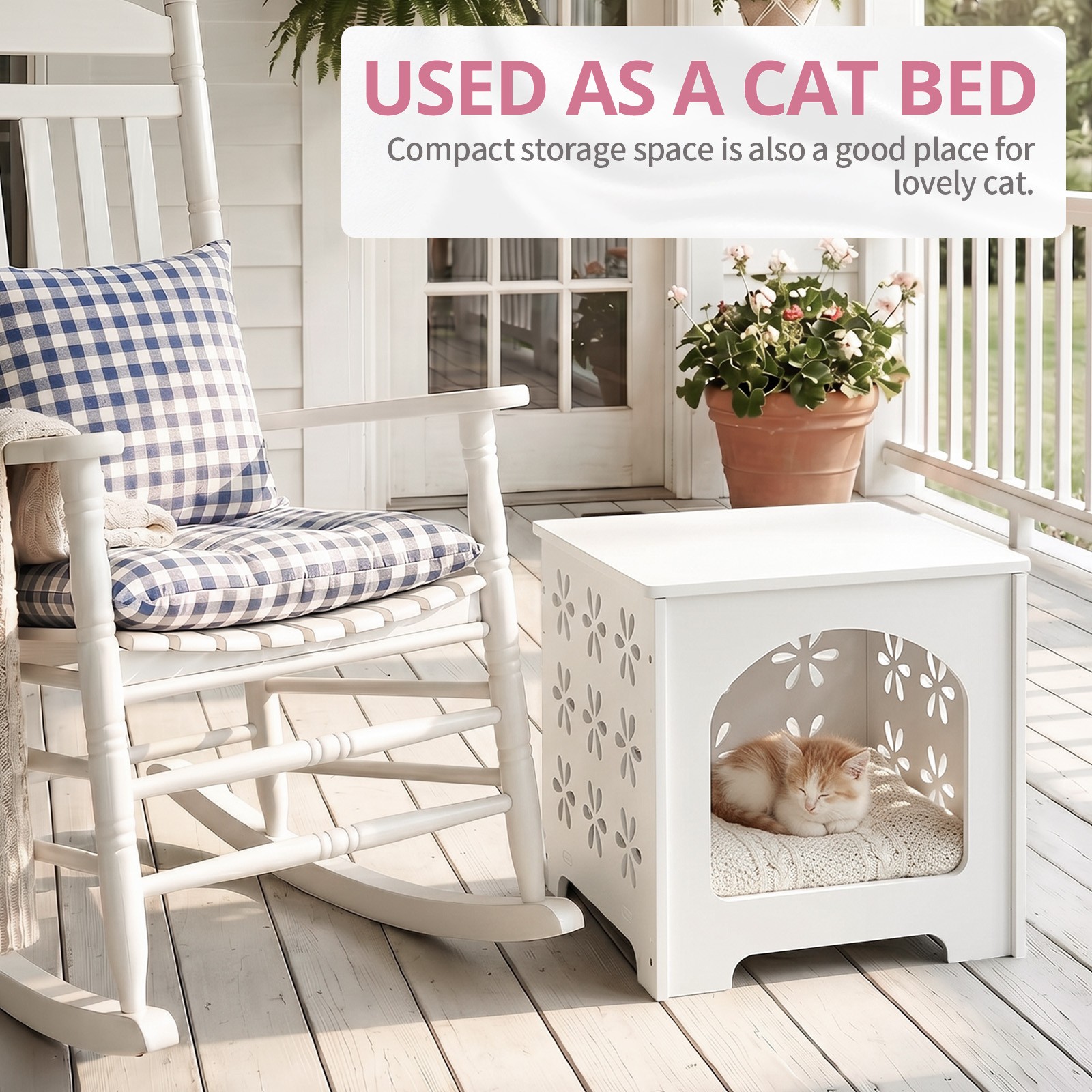Small Side Table Living Room, Bedroom PVC Bedside w/ Storage Rack for Indoor
