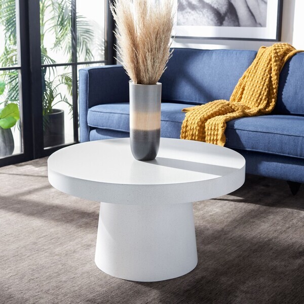 Safavieh JARIA FAUX CONCRETE COFFEE TBL, Reduced Price 2172752026 COF3000B