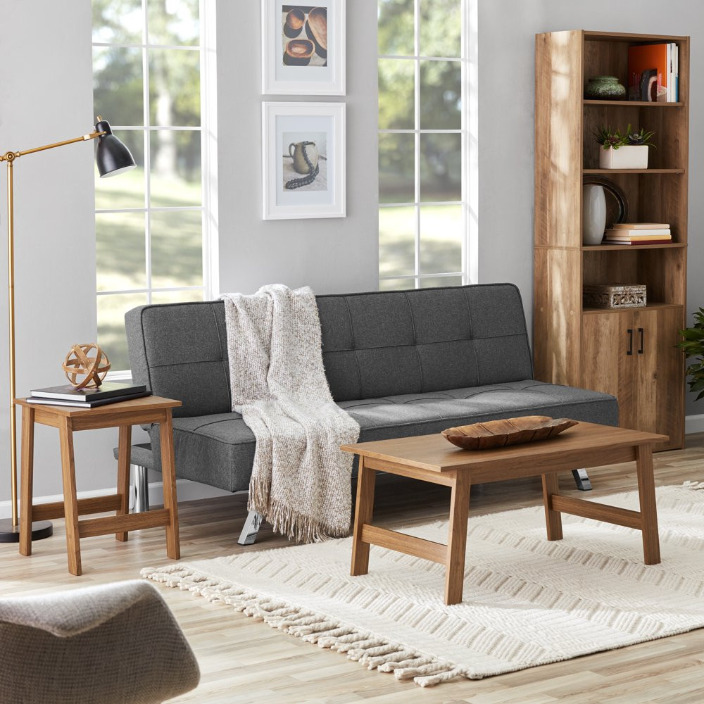 Square Wood Side Table Furniture Home Living Room Decor Couch-Side Necessities