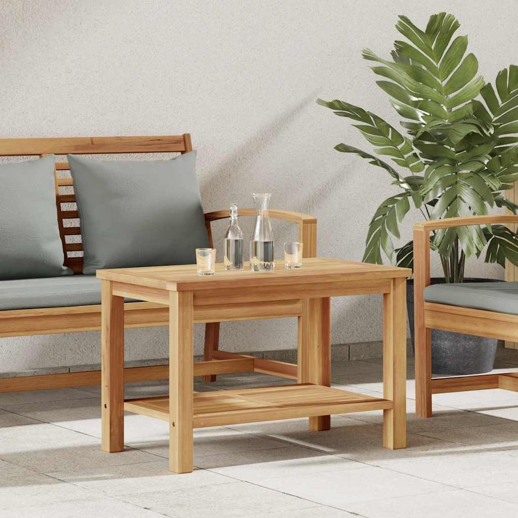 | Coffee Table | Brown 27.56 x 15.75 x 17.72 in Solid Teak Wood