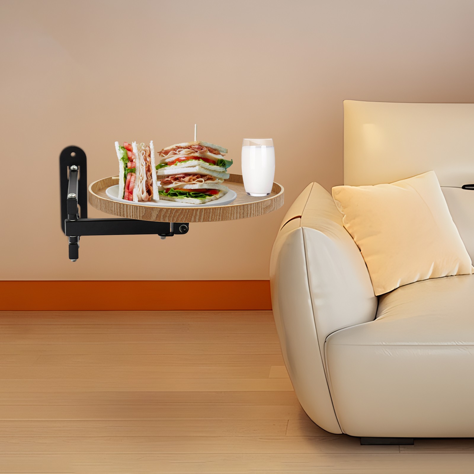 Wall Mounted Folding Table Foldable Wall Table, Foldable Sofa Table Coffee Table