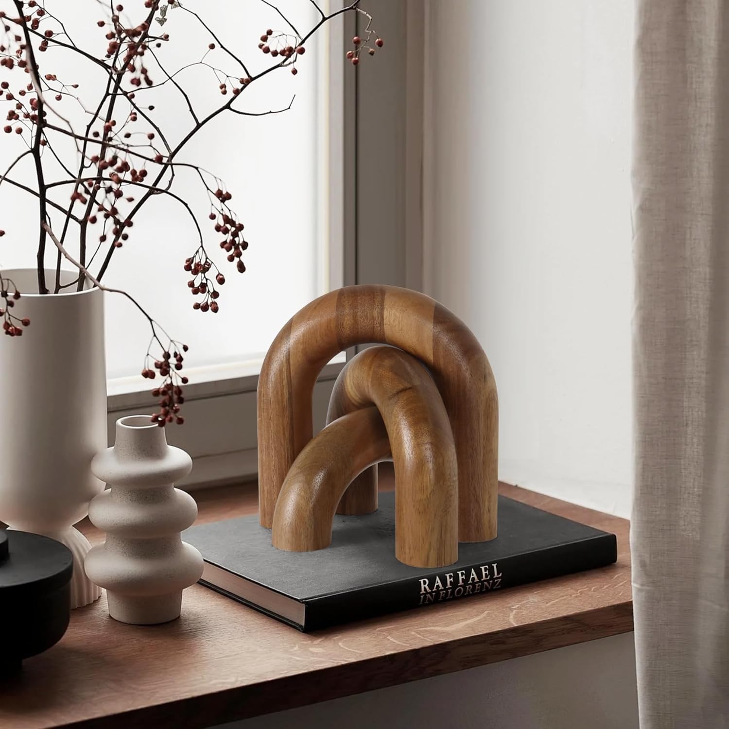 3 Pcs Wood Shelf Decor Aesthetic, Modern Aesthetic Home Decor Accent