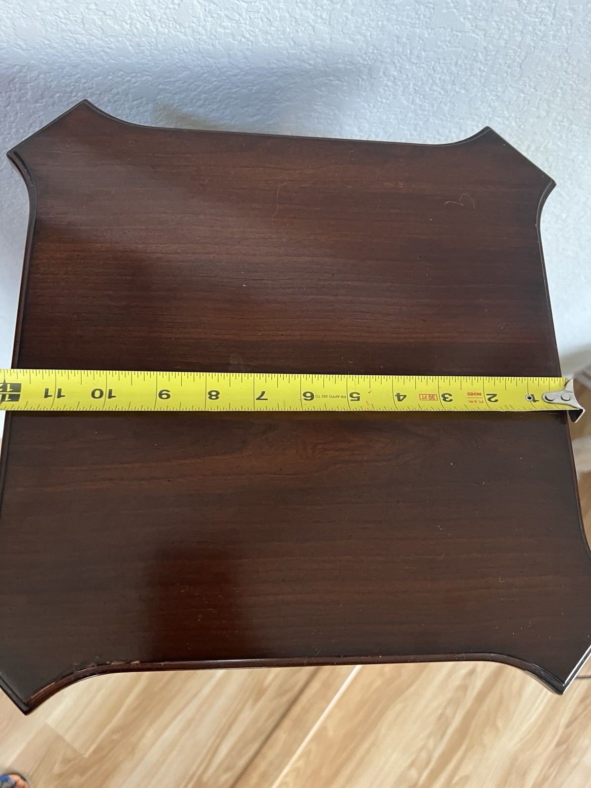 Vintage The Bombay Company Mahogany Plant Stand Table With Drawer 36” Tall