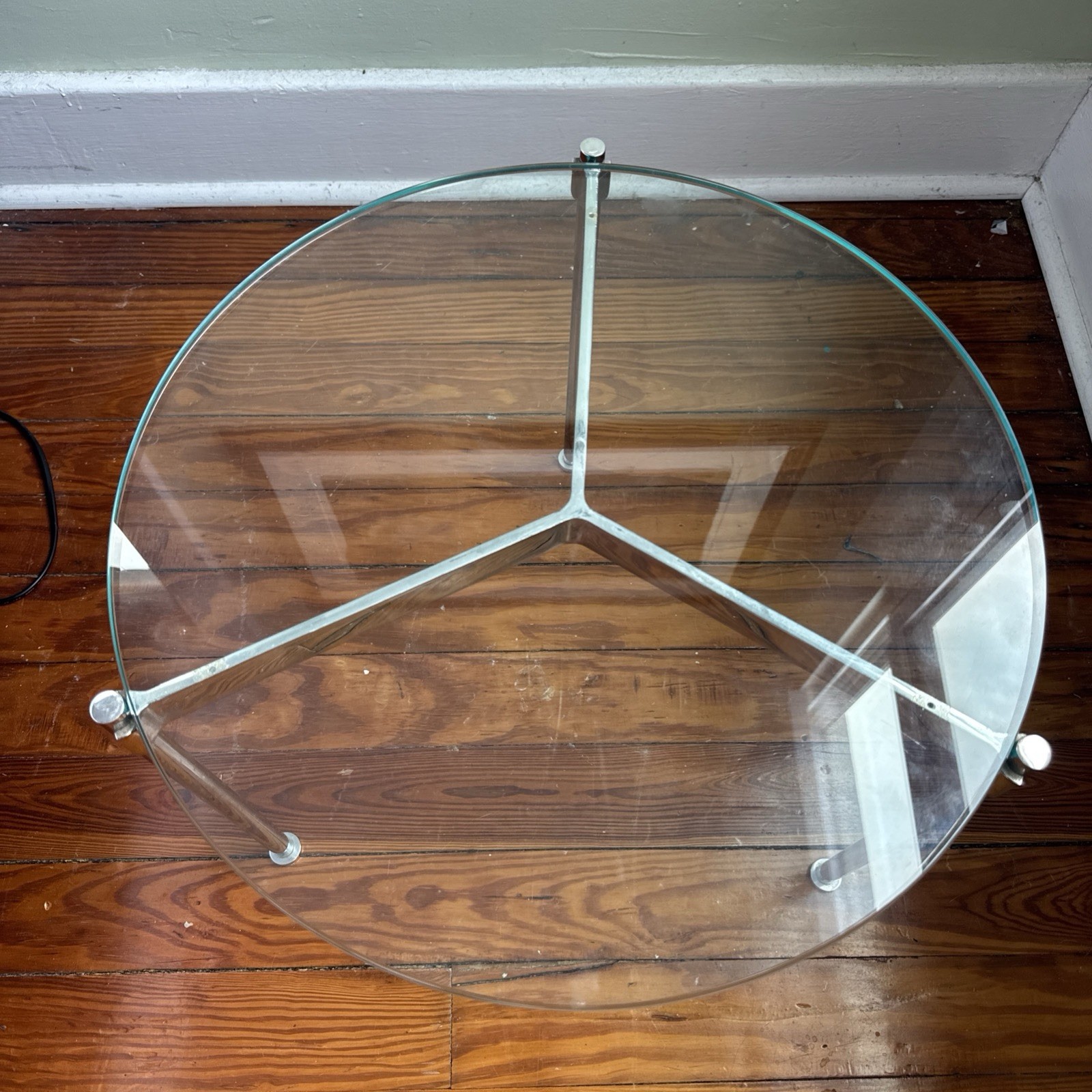 Vtg 70s Ward Bennett Claw Side Table Brickel Associates Minimalist Industrial