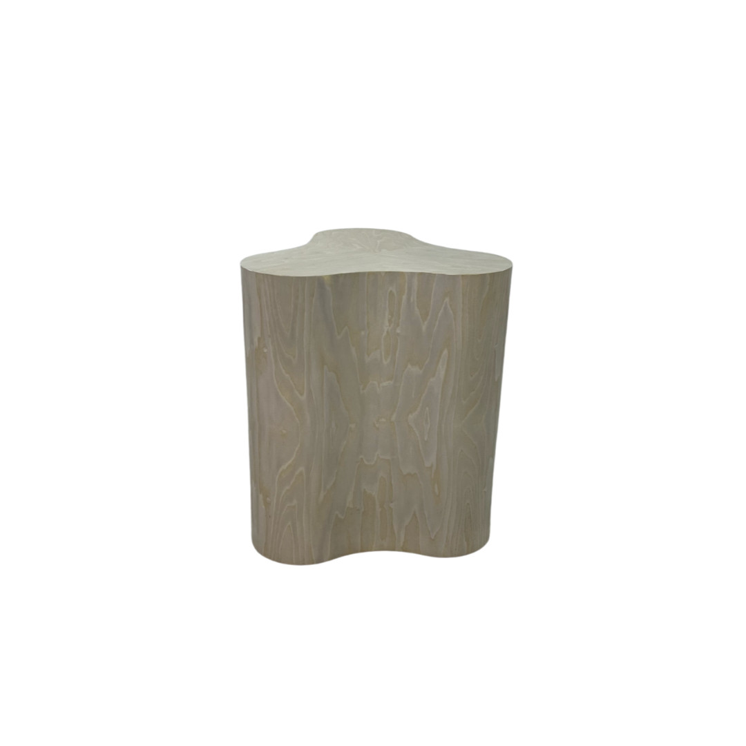 Arteriors Jojo Side Table Contemporary Wood W20in D17in H23in Beige Home Decor
