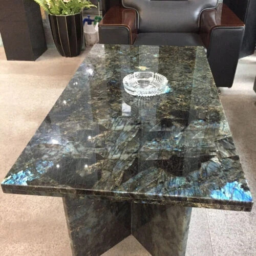 Lemurian Blue Labradorite Granite Countertop | Electric Blue Flash Natural Stone