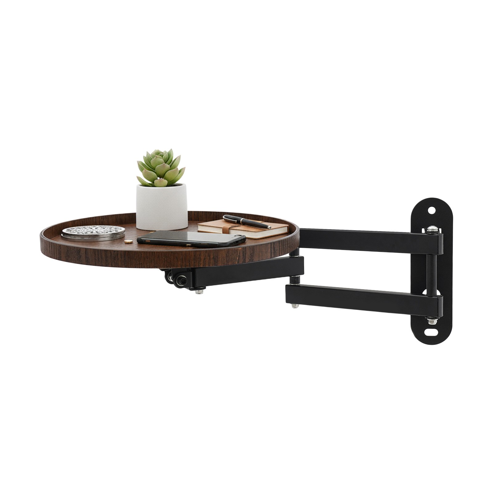 Wall Mount Folding Table Wood Retractable Desk Coffee Table Bedroom Living Room