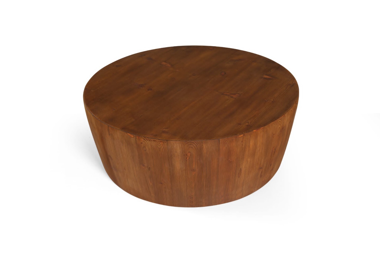 Batamex Home Handcrafted Solid Wood Round Coffee Table