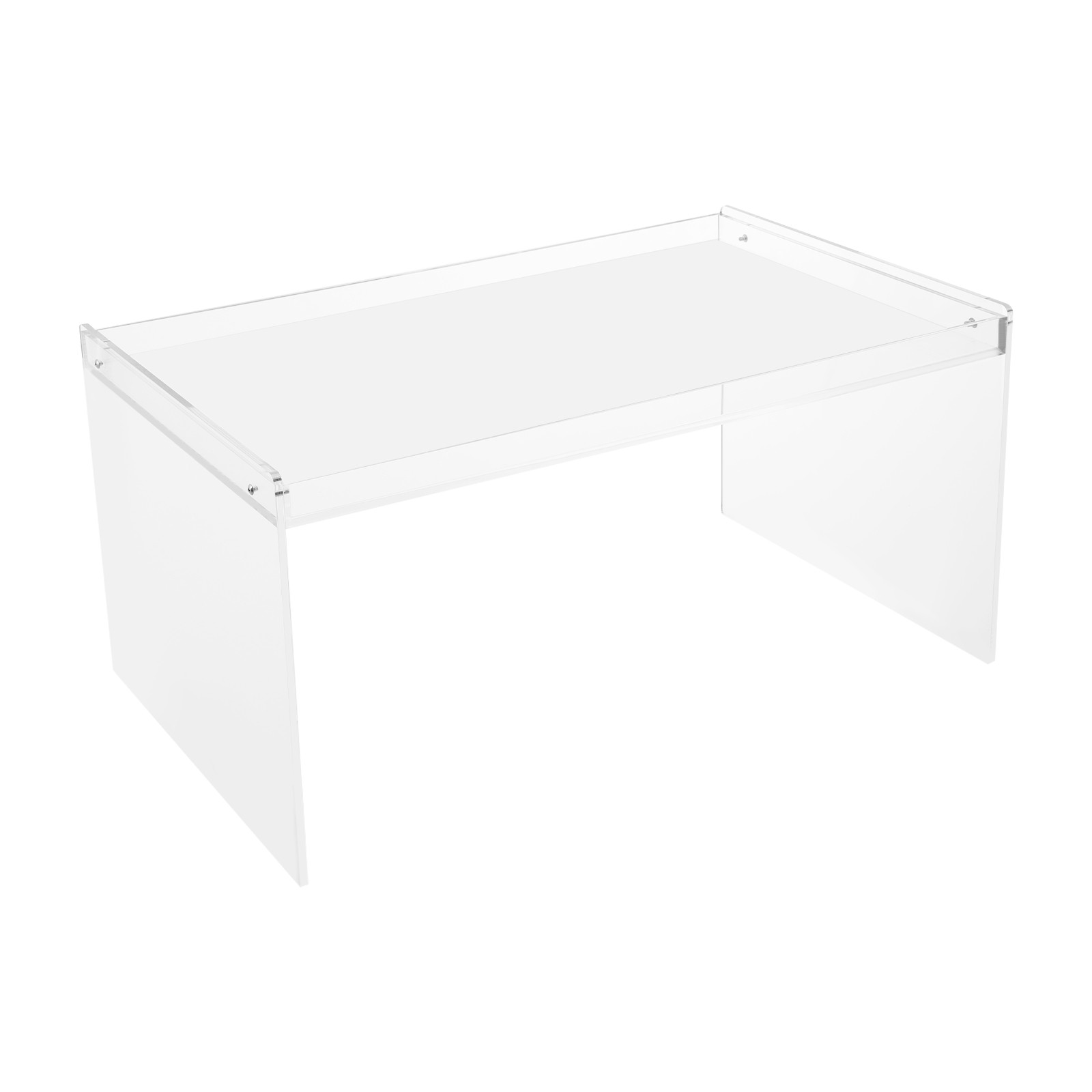 31.5*19.7*15.7in Modern Clear Acrylic Rectangle Coffee Table for Living Room