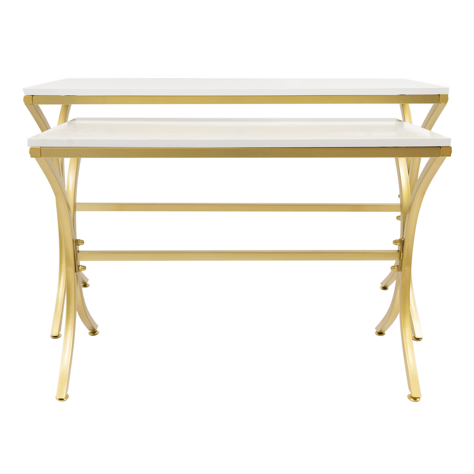 2pcs Handbag Display Stands, Display Riser Shelves, Modern Nesting Tables