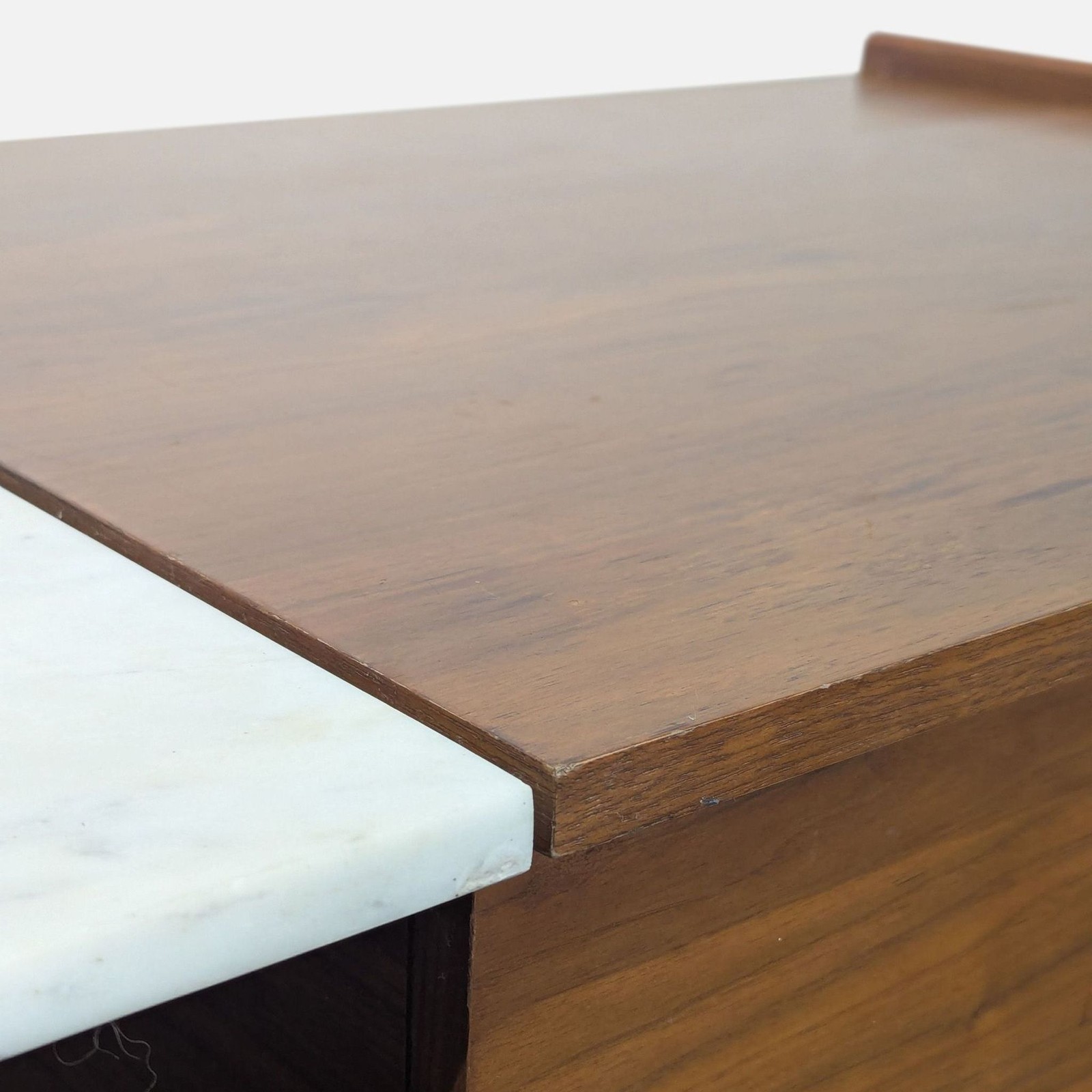 West Elm Marble & Wood Pop-UP Coffee Table