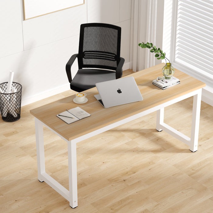 63″ Large Office Desk Computer Table Study Writing Desk Workstation for Home